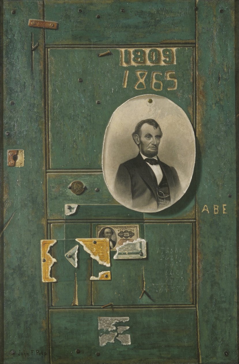 Reminiscenser fra 1865 (olie på lærred) af John Frederick Peto