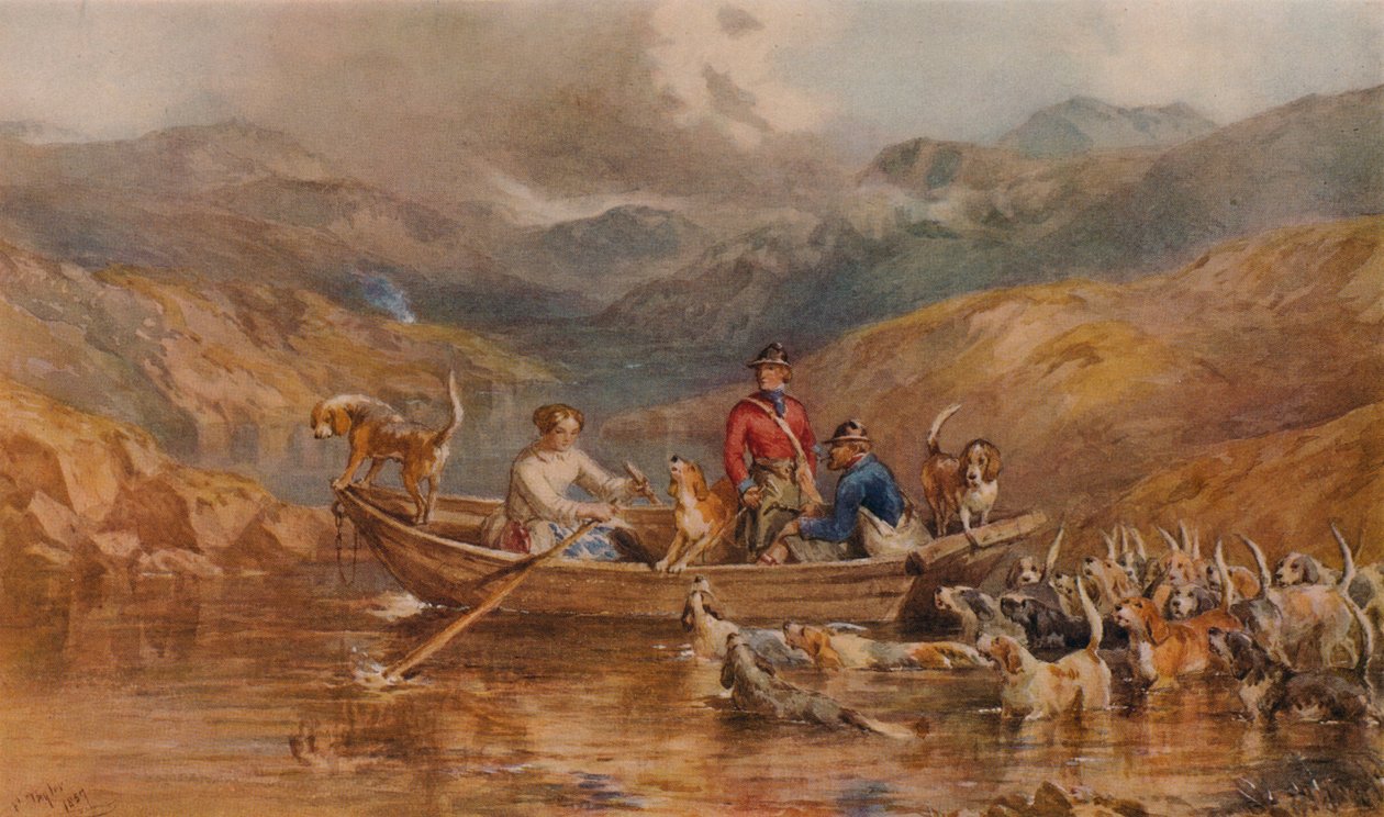 The Highland Ferry, 1857, 1938 af John Frederick Tayler