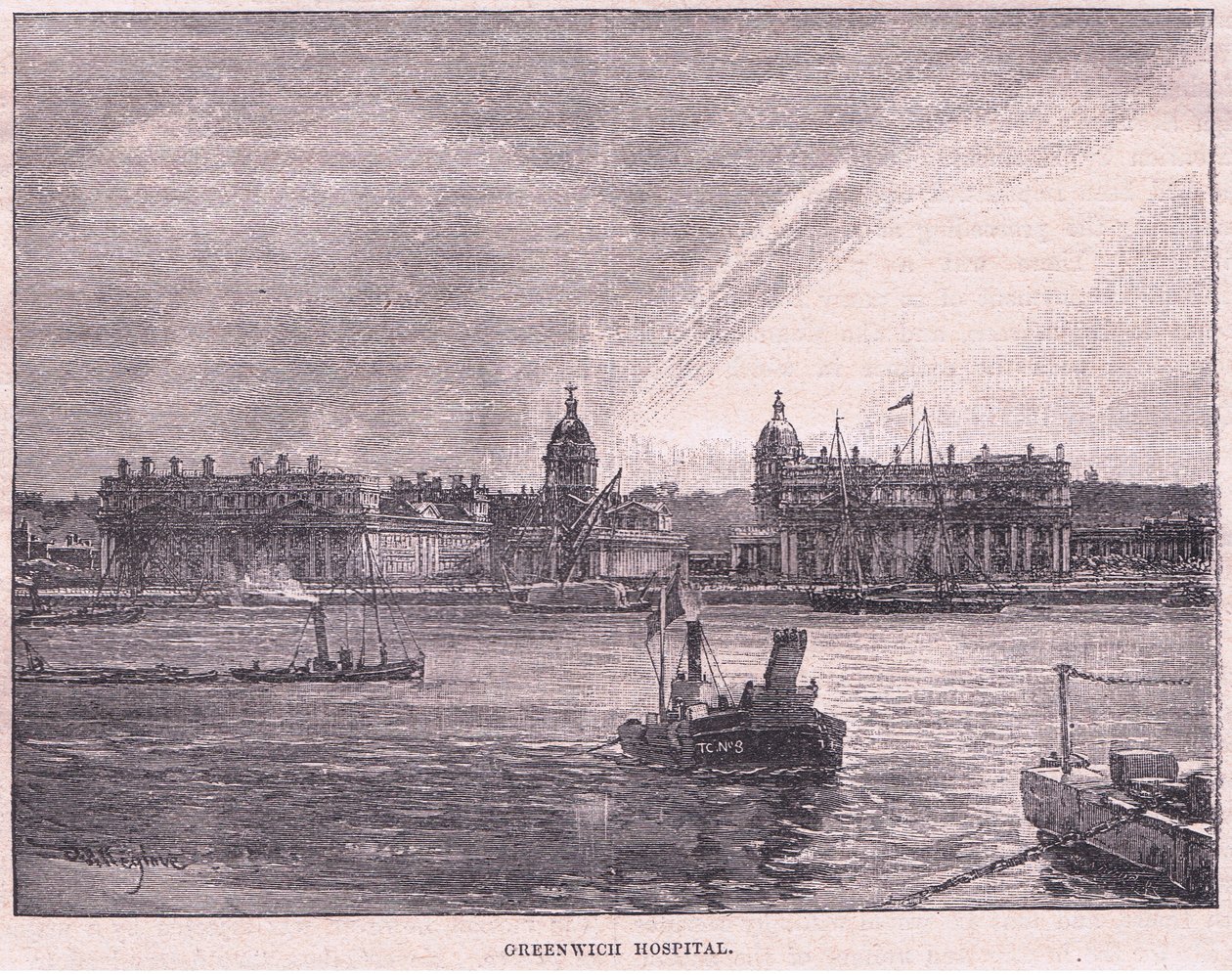 Greenwich Hospital af John Fulleylove