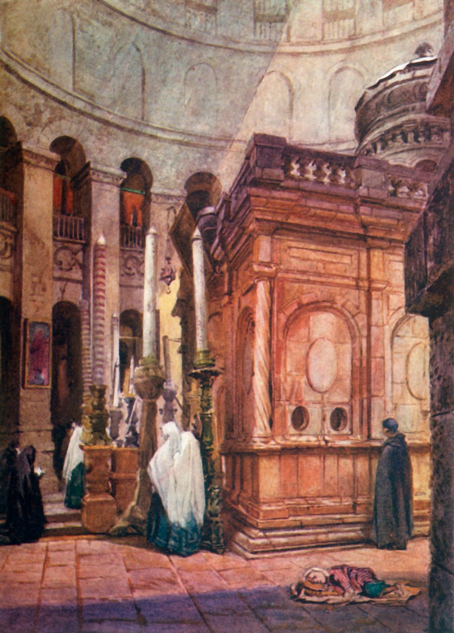 Den Hellige Gravs Rotunde og Kapel, 1902. af John Fulleylove