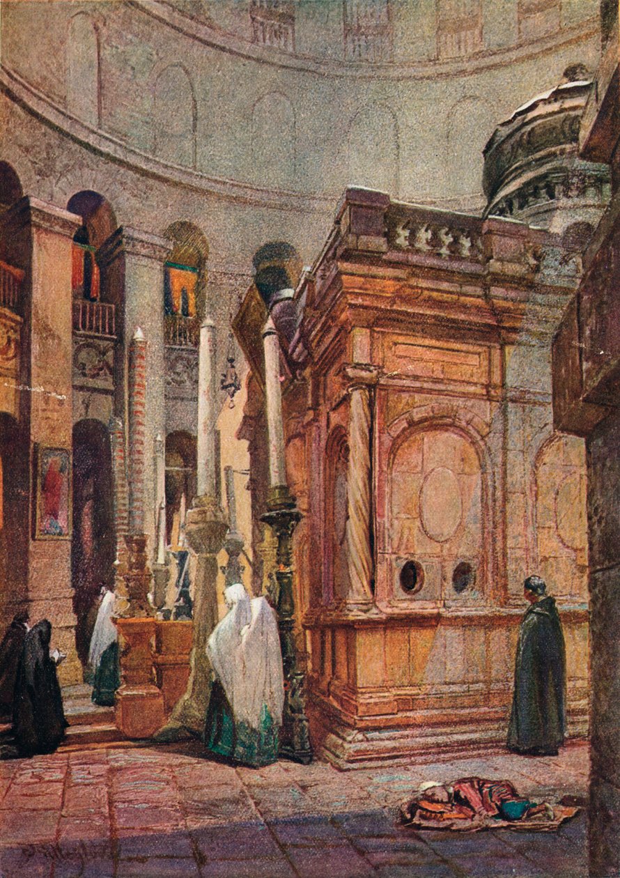 Den Hellige Gravs Rotunde og Kapel, 1902, 1906. af John Fulleylove