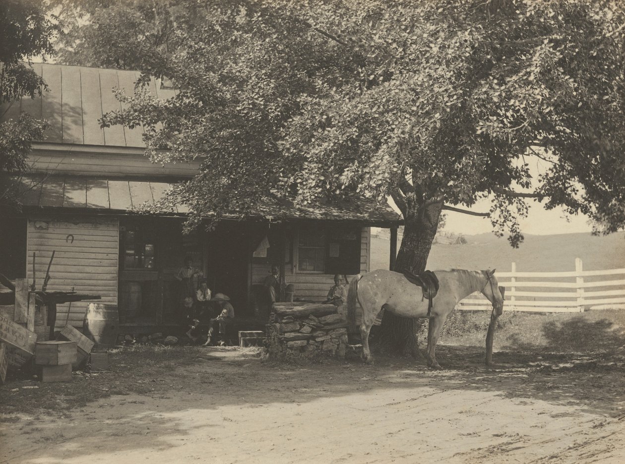 Landhandel og postkontor,1890-1900 (foto) af John G. Bullock