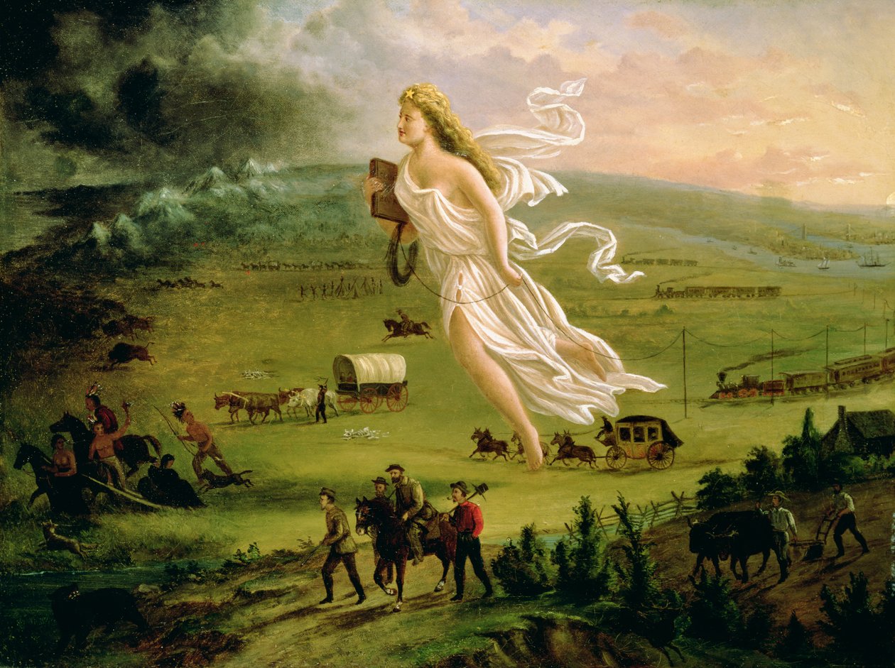 Amerikansk fremgang, 1872 af John Gast