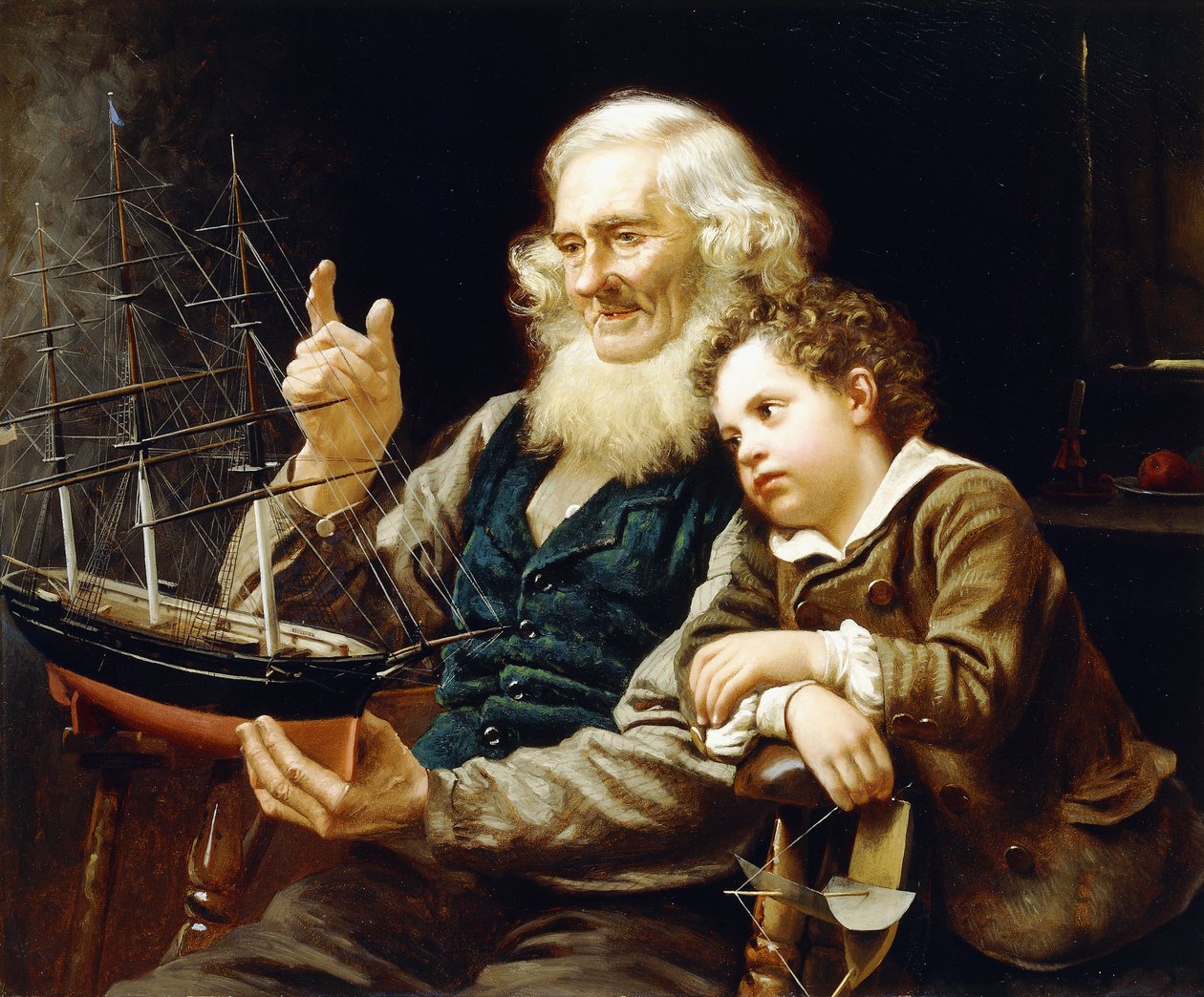 En historie om havet, 1883 af John George Brown