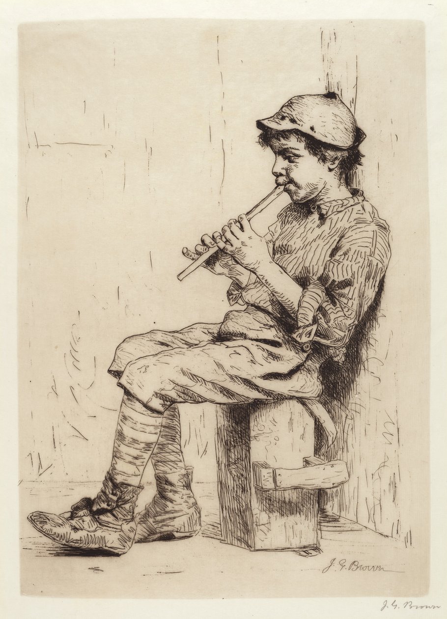 Forretning forsømt af John George Brown