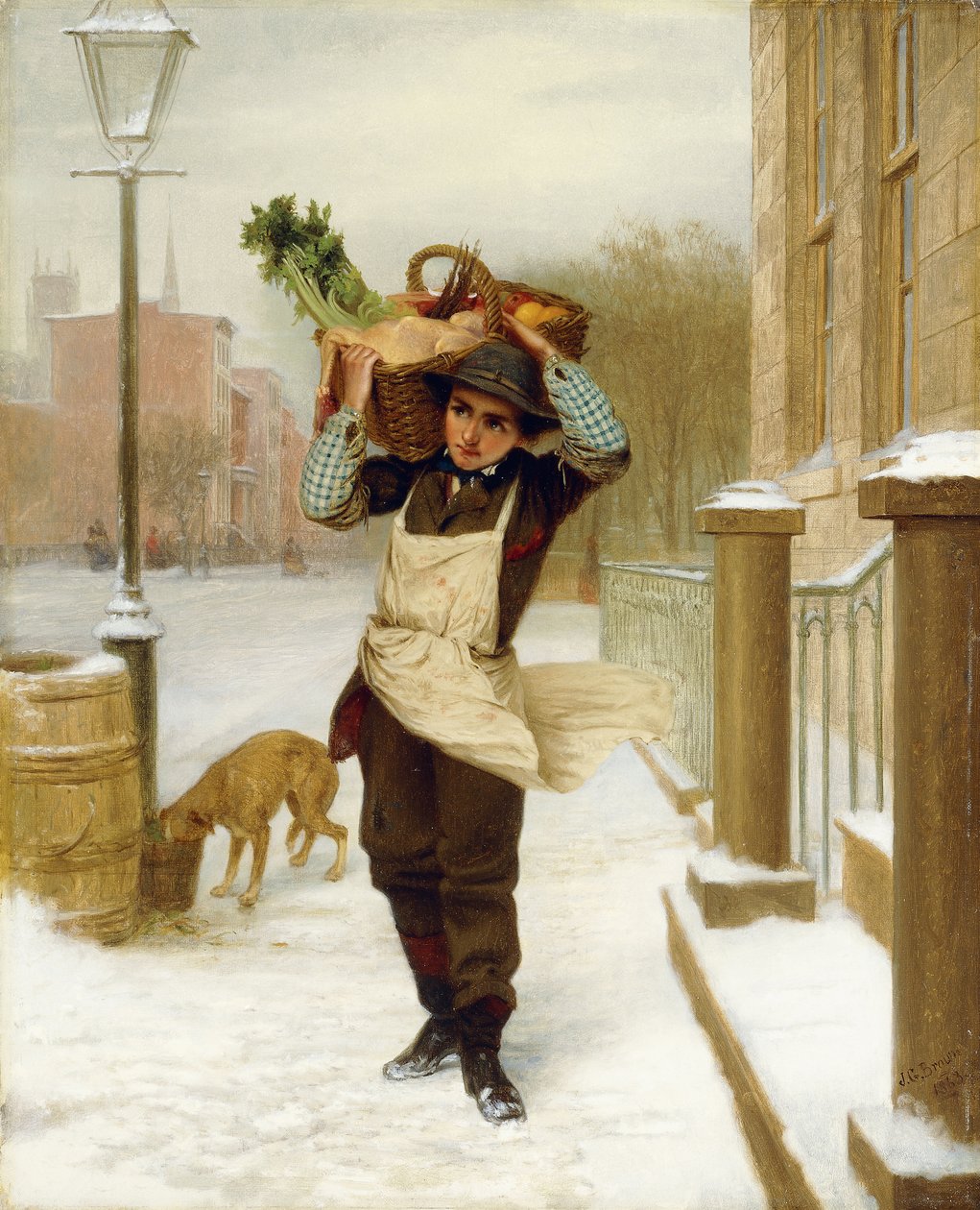 Leveringsdreng, 1863 af John George Brown