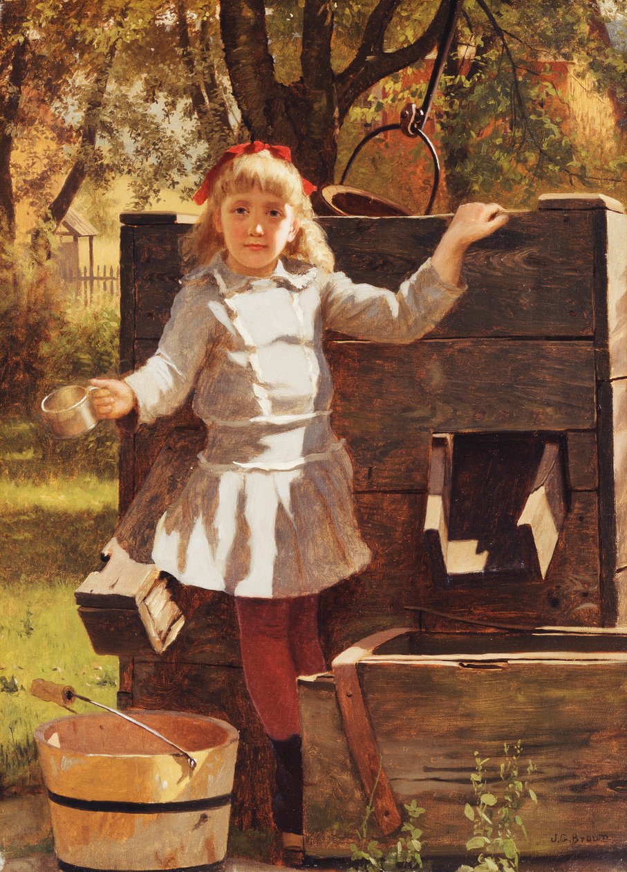Tag en drink, ca. 1880 af John George Brown
