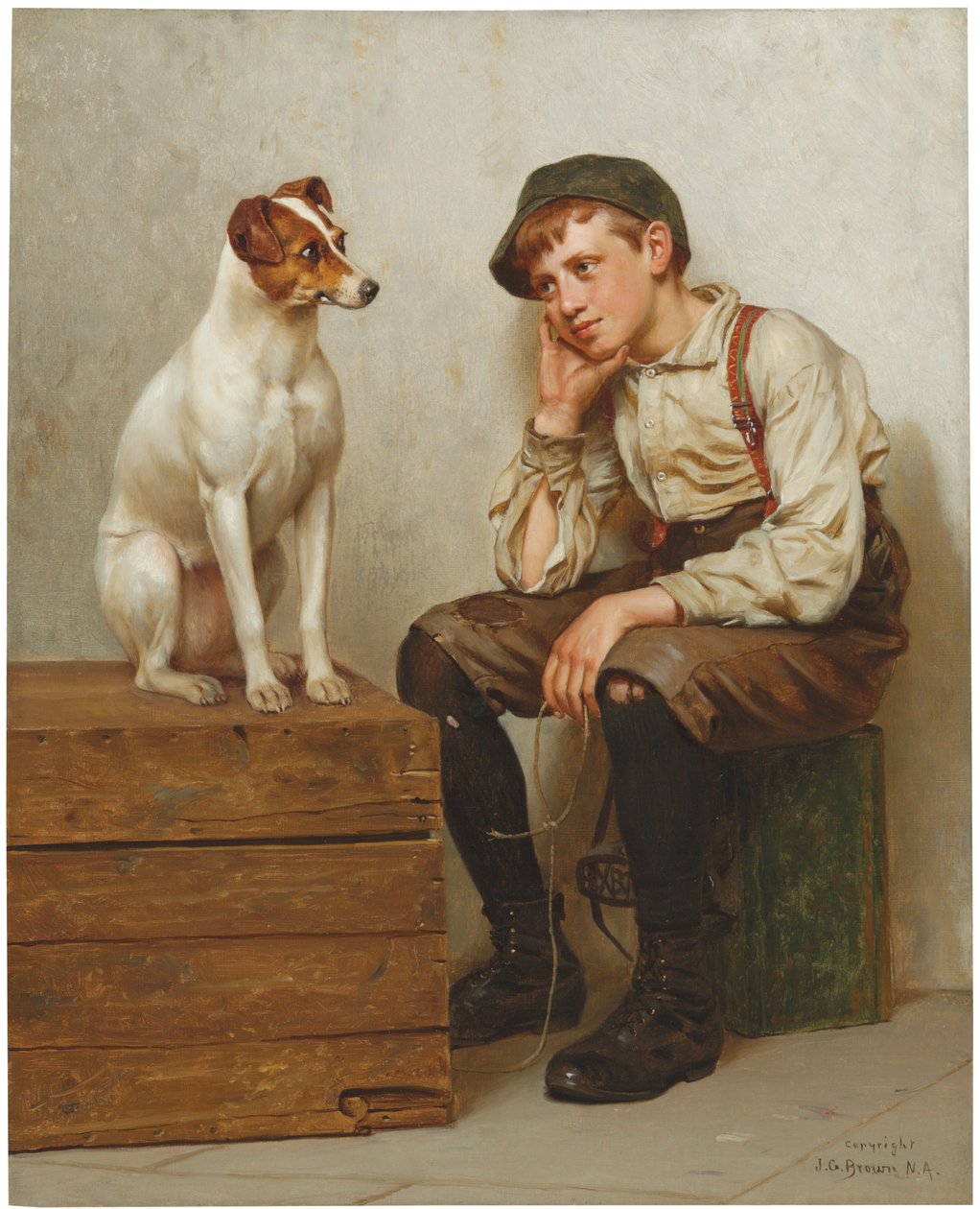 Gensidig beundring, 1898 af John George Brown