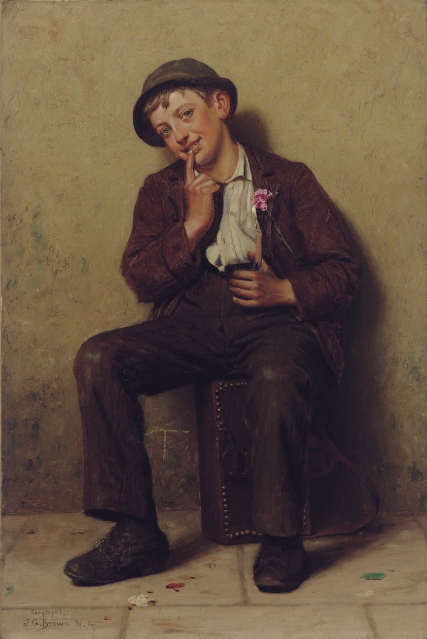 Gade-urchin af John George Brown