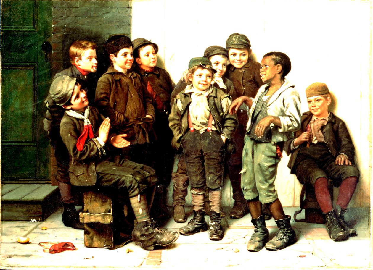 Street Dance, 1883 af John George Brown