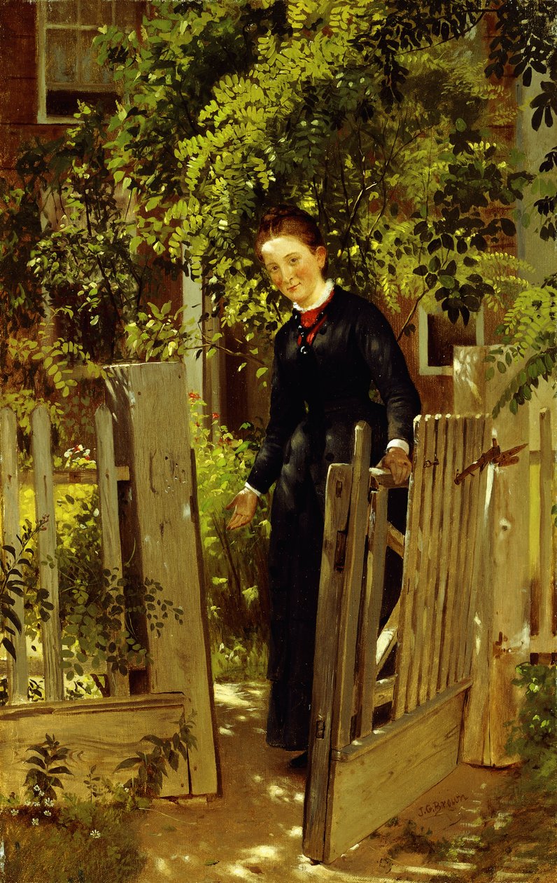 Gå ind, af John George Brown