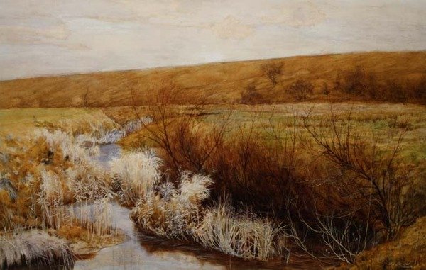 En Eng om Vinteren af John George Sowerby