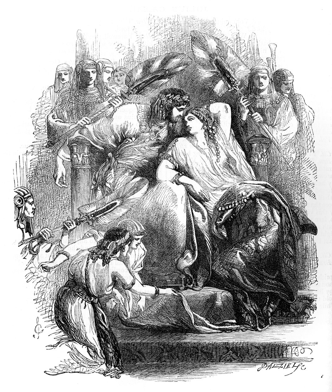 Antony og Cleopatra af William Shakespeare af John Gilbert