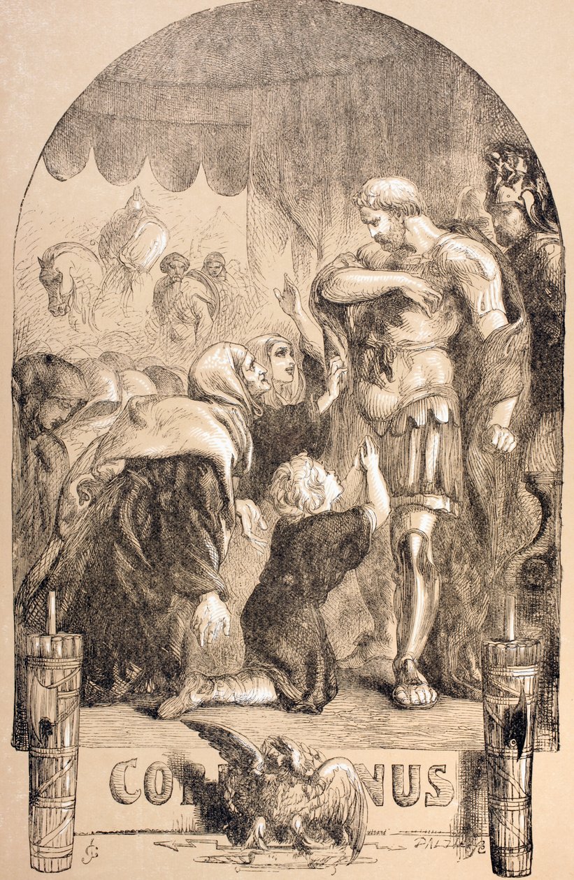 Coriolanus, 1890 af John Gilbert