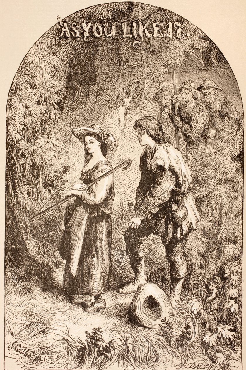 Illustration til As You Like It, fra 