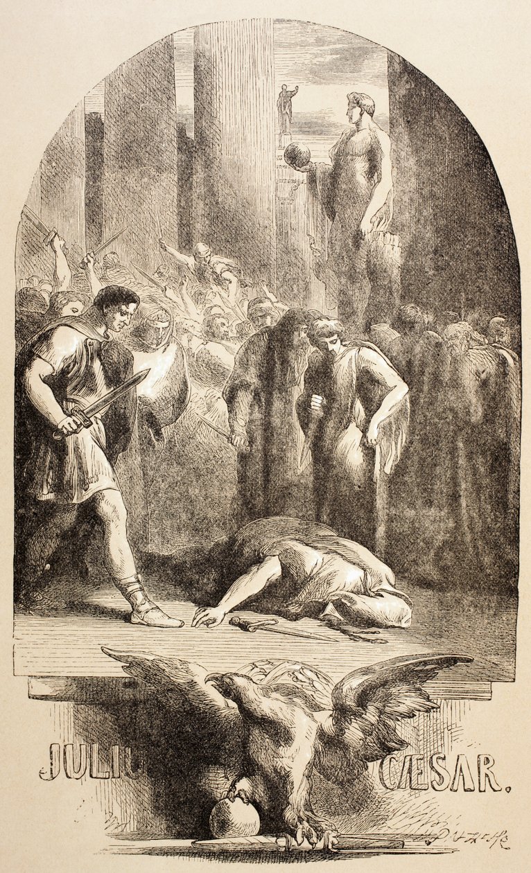 Julius Cæsar, 1890 af John Gilbert