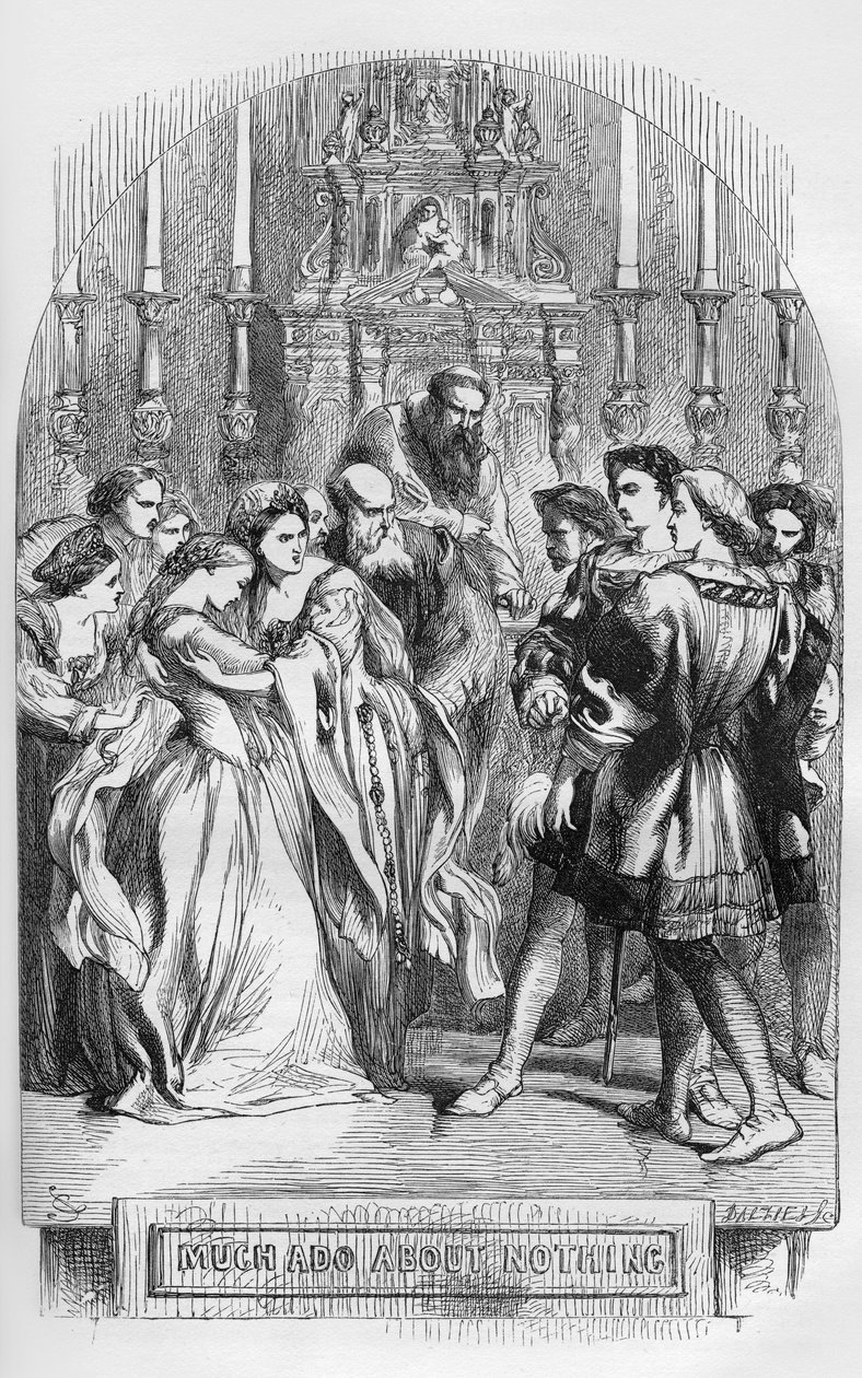 Much Ado about Nothing af William Shakespeare af John Gilbert