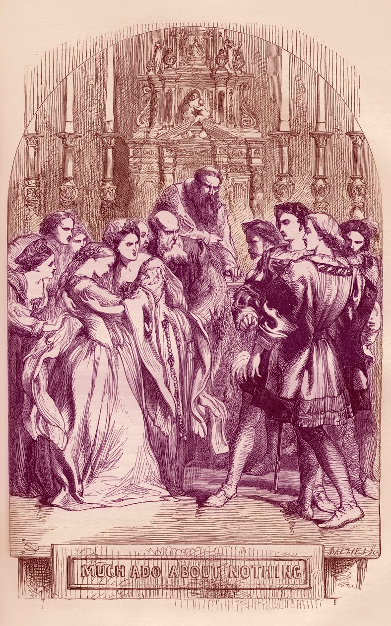 Much Ado about Nothing af William Shakespeare af John Gilbert