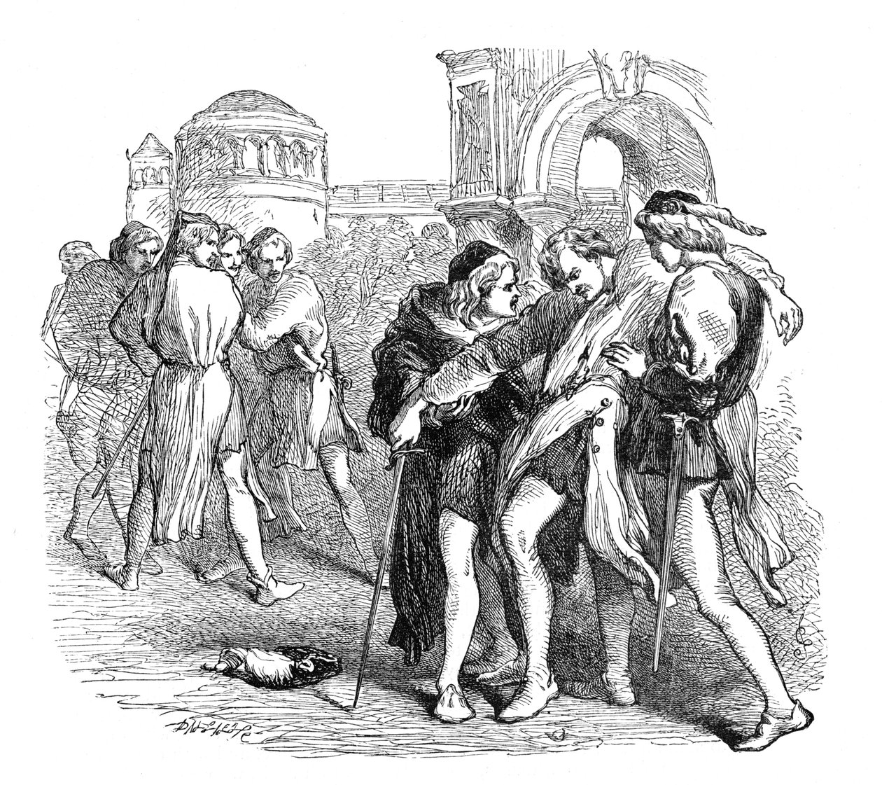 Romeo og Julie af William Shakespeare af John Gilbert