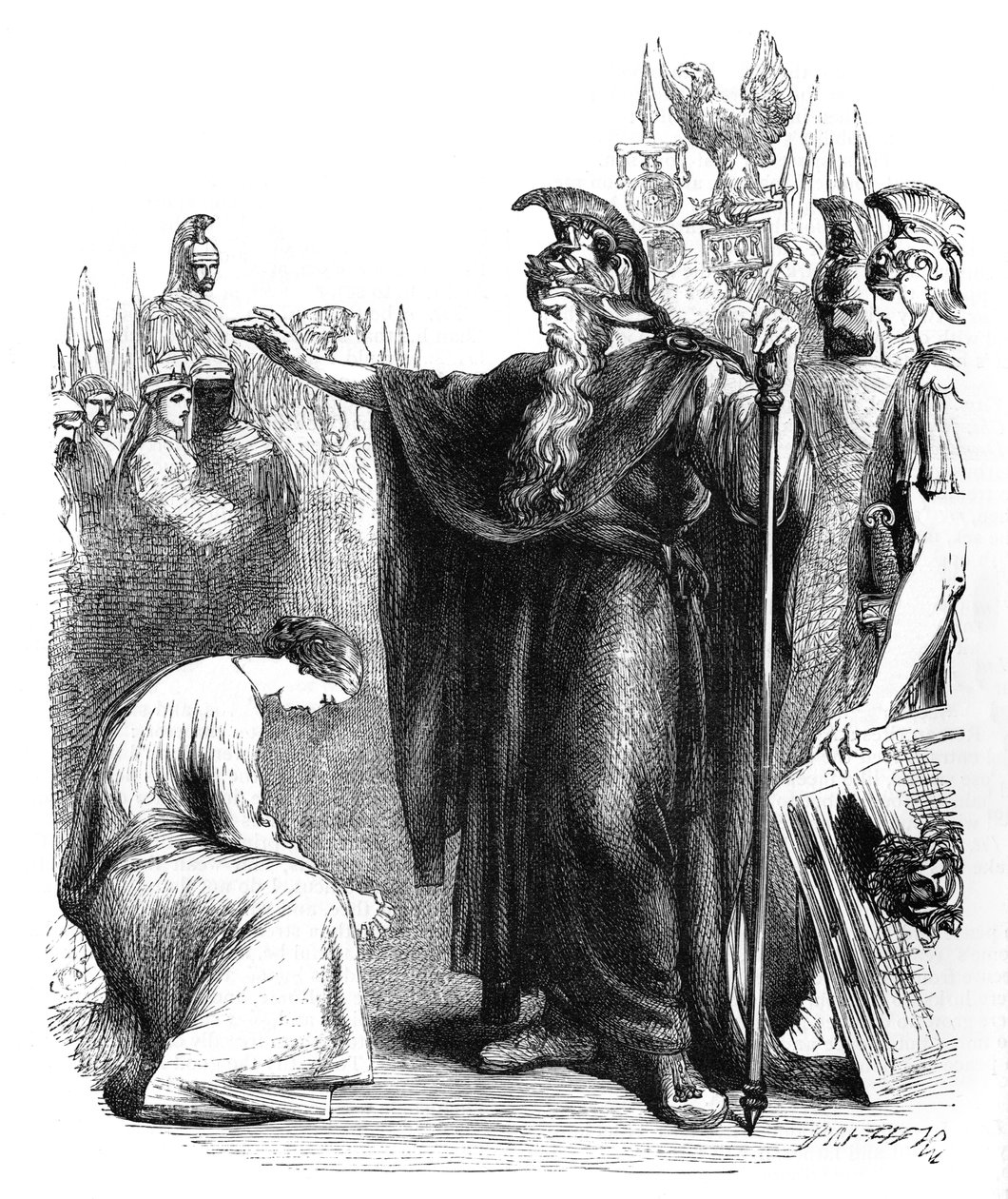 Titus Andronicus af William Shakespeare af John Gilbert
