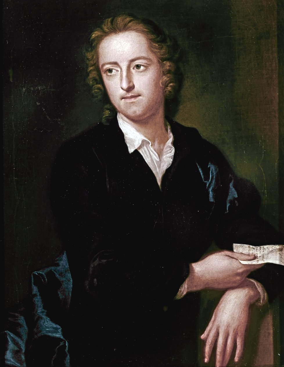 Thomas GRAY, Portræt 1747-c.1748 (olie på lærred) af John Giles Eccardt
