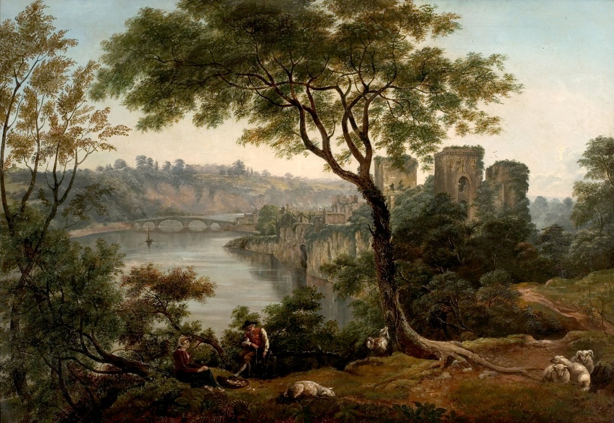 Chepstow Castle, Monmouthshire af John Glover