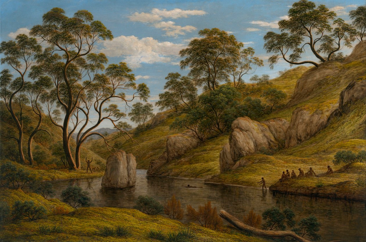 "" Diane Au Bain, Terre de Van Diemen (Tasmanie) "" (The Bath of Diana - Van Diemen