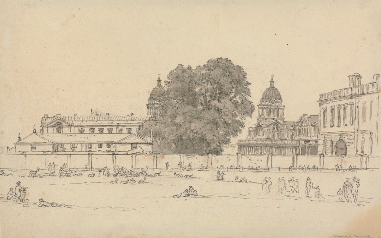 Greenwich Hospital af John Glover