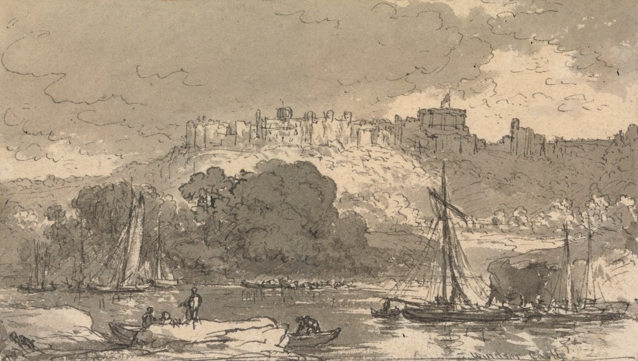 Windsor Castle af John Glover