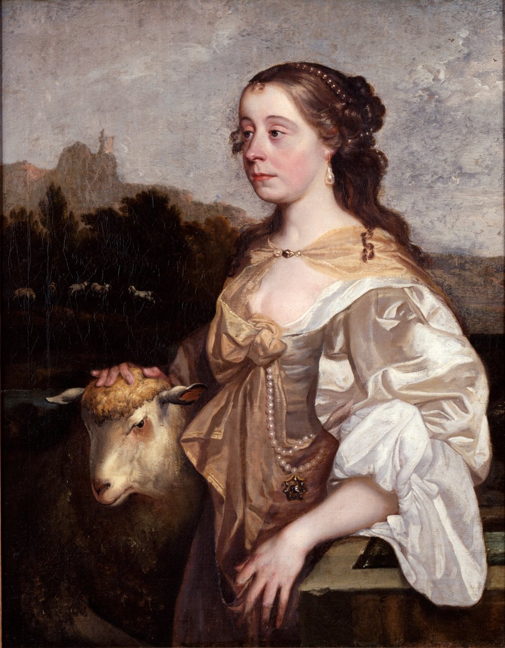 En dame som hyrdinde af John Greenhill