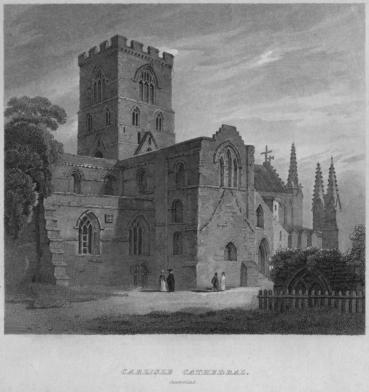 Carlisle Cathedral, Cumberland., 1814 af John Greig
