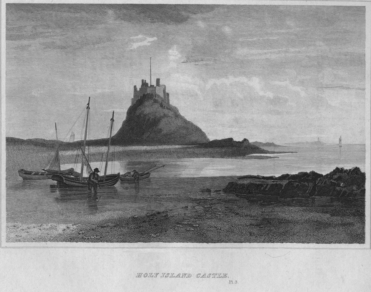 Holy Island Castle, 1814 af John Greig