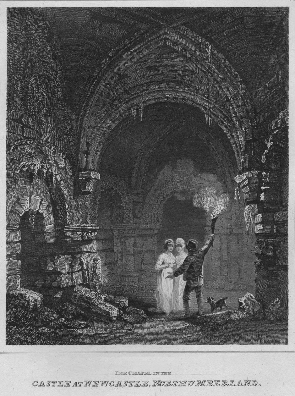 Kapellet i slottet i Newcastle, Northumberland, 1814 af John Greig