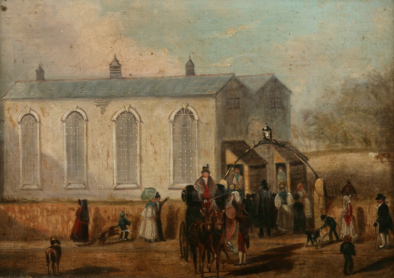 Alverton Temporary Church, ca. 1832-35 af John Grenfell Moyle