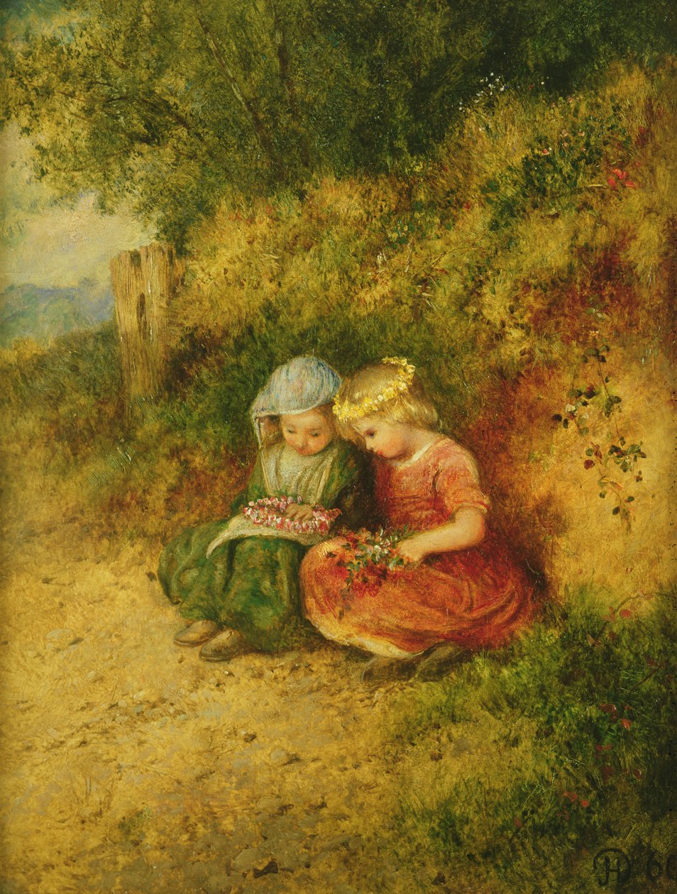 Babes in the Wood, 1860 af John H. Dell