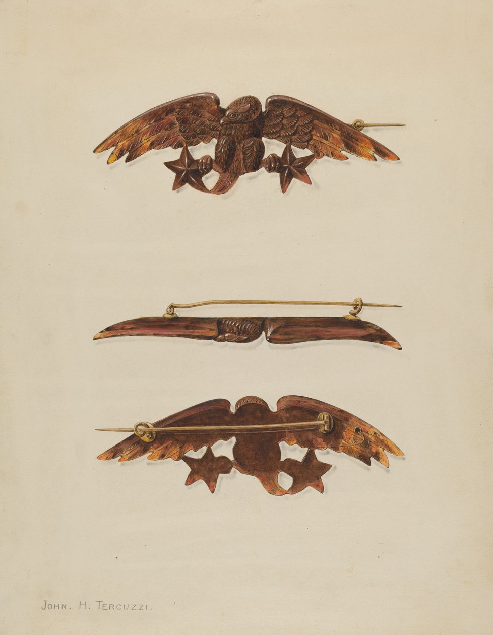 Broche af John H. Tercuzzi