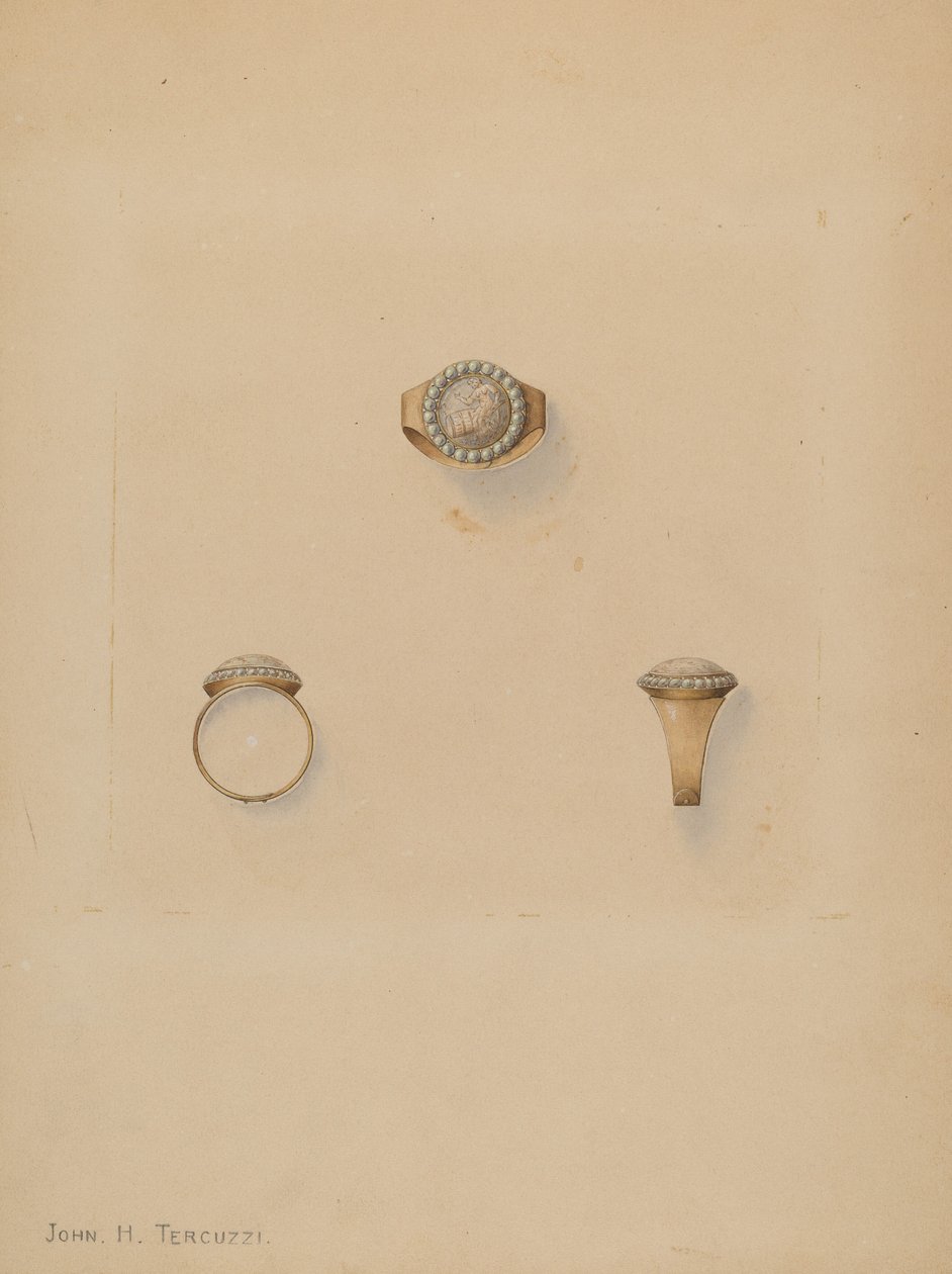 sørgering af John H. Tercuzzi