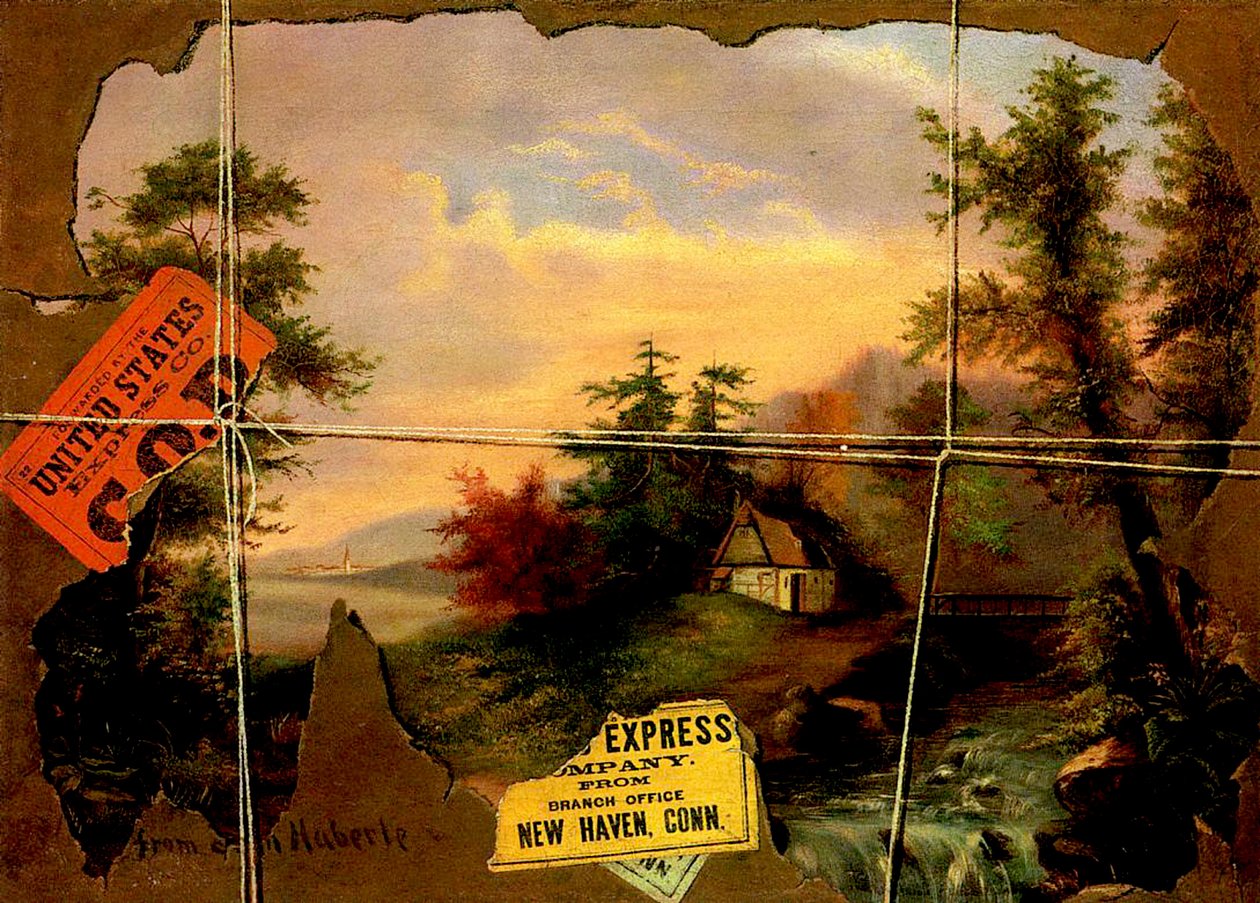 Torn in Transit, c.1890-95 af John Haberle