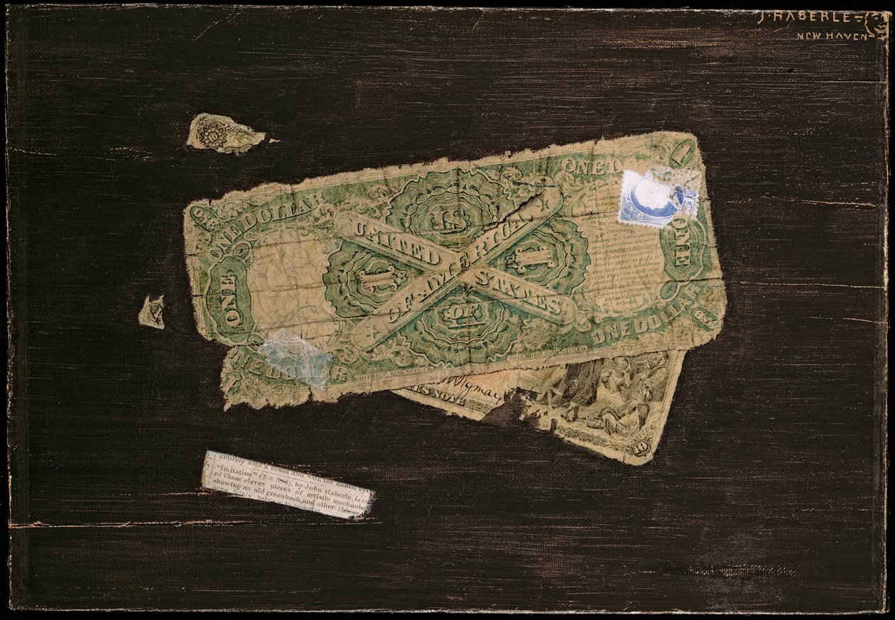U.S.A. (olie på lærred) af John Haberle