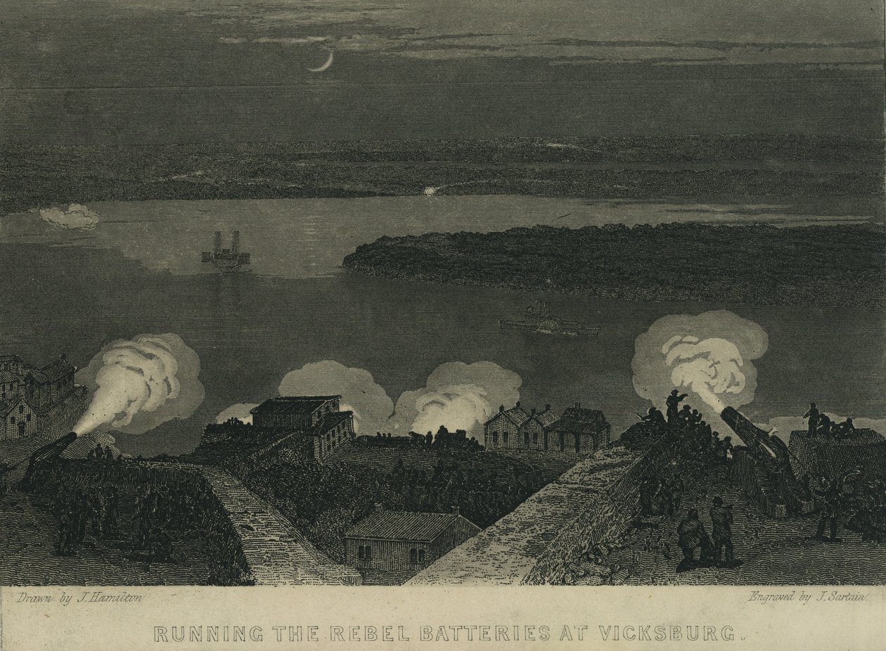 Driver Rebel Batteries i Vicksburg, ca. 1863 af John Hamilton