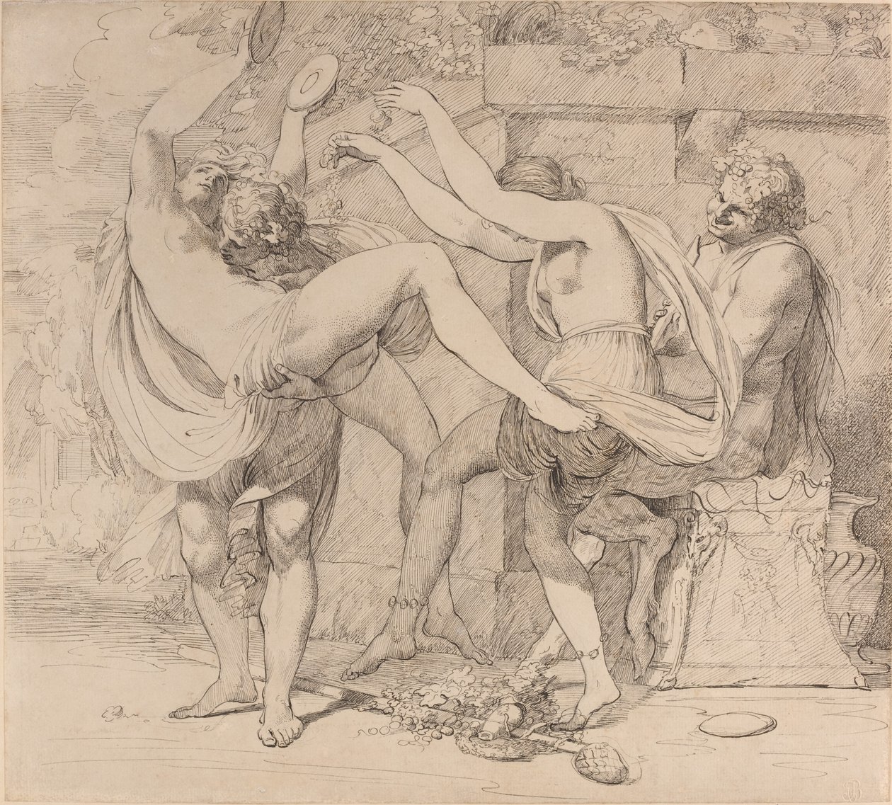 bachchanal af John Hamilton Mortimer