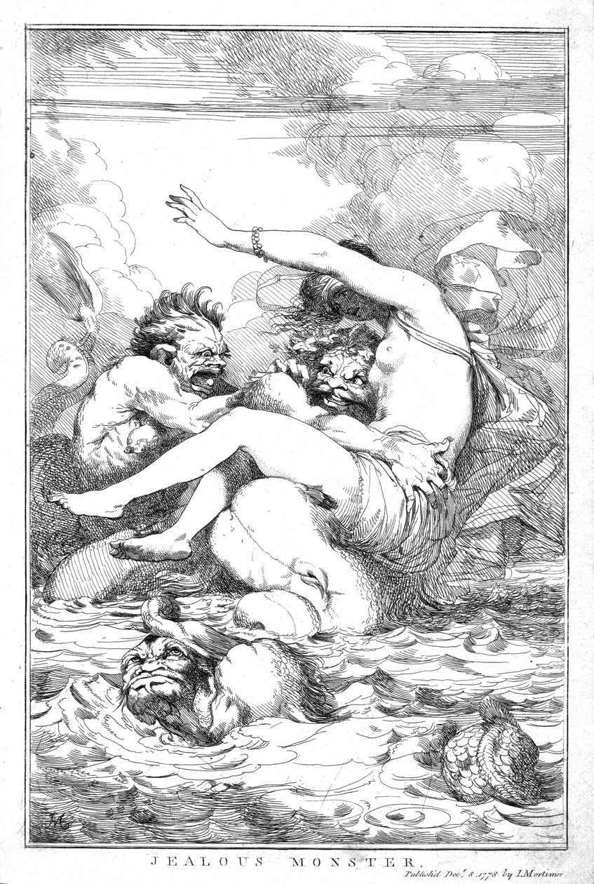 Jaloux Monster, 1778 af John Hamilton Mortimer