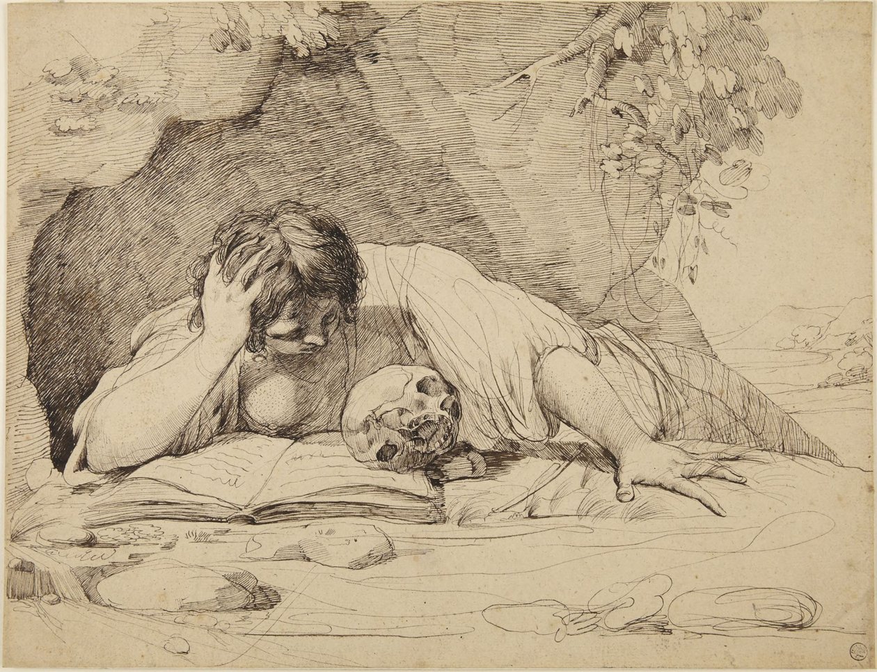 Maria Magdalene af John Hamilton Mortimer