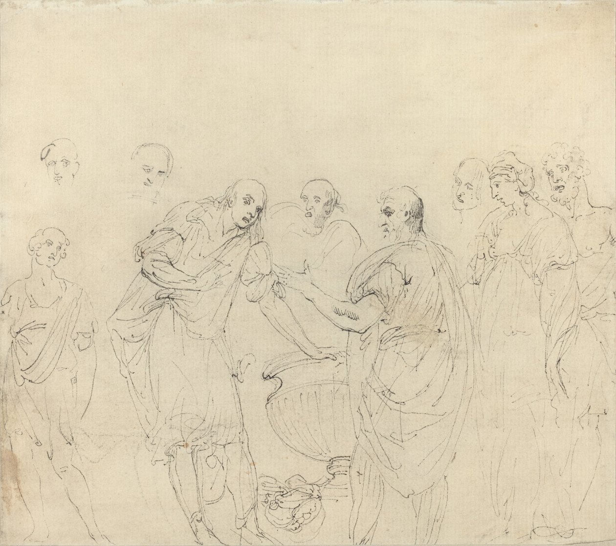 Mucius Scaevola [højre] af John Hamilton Mortimer