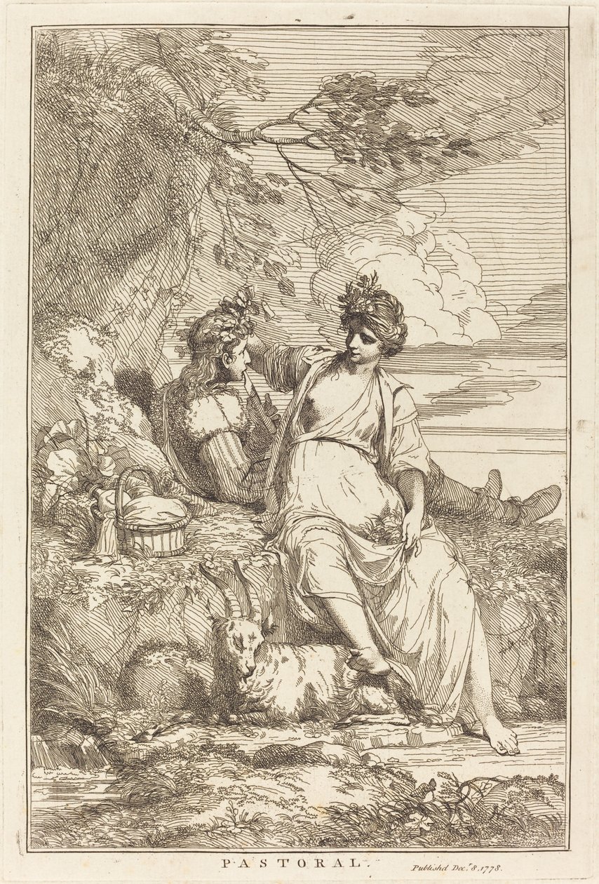 Pastoral af John Hamilton Mortimer