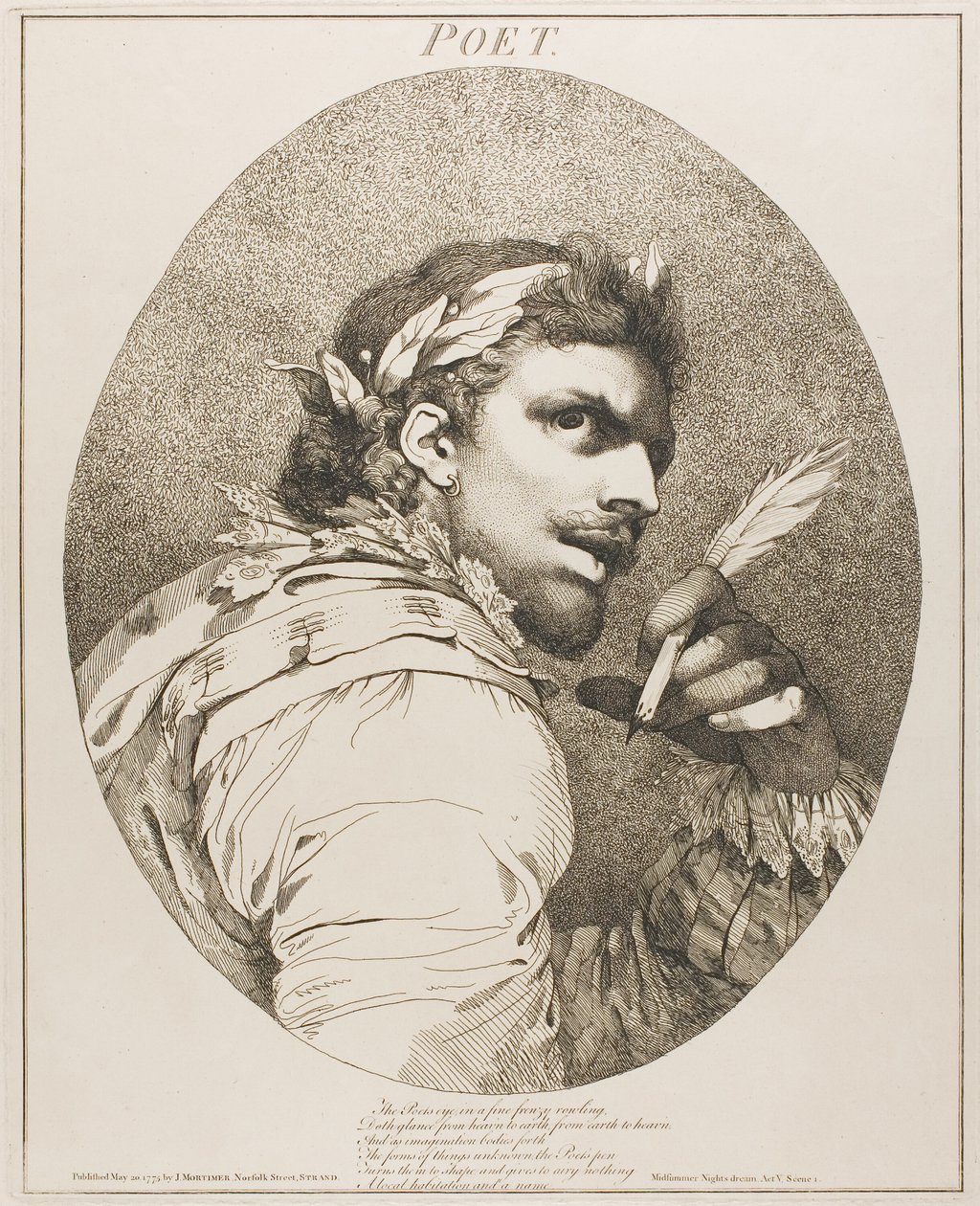 Digter af John Hamilton Mortimer
