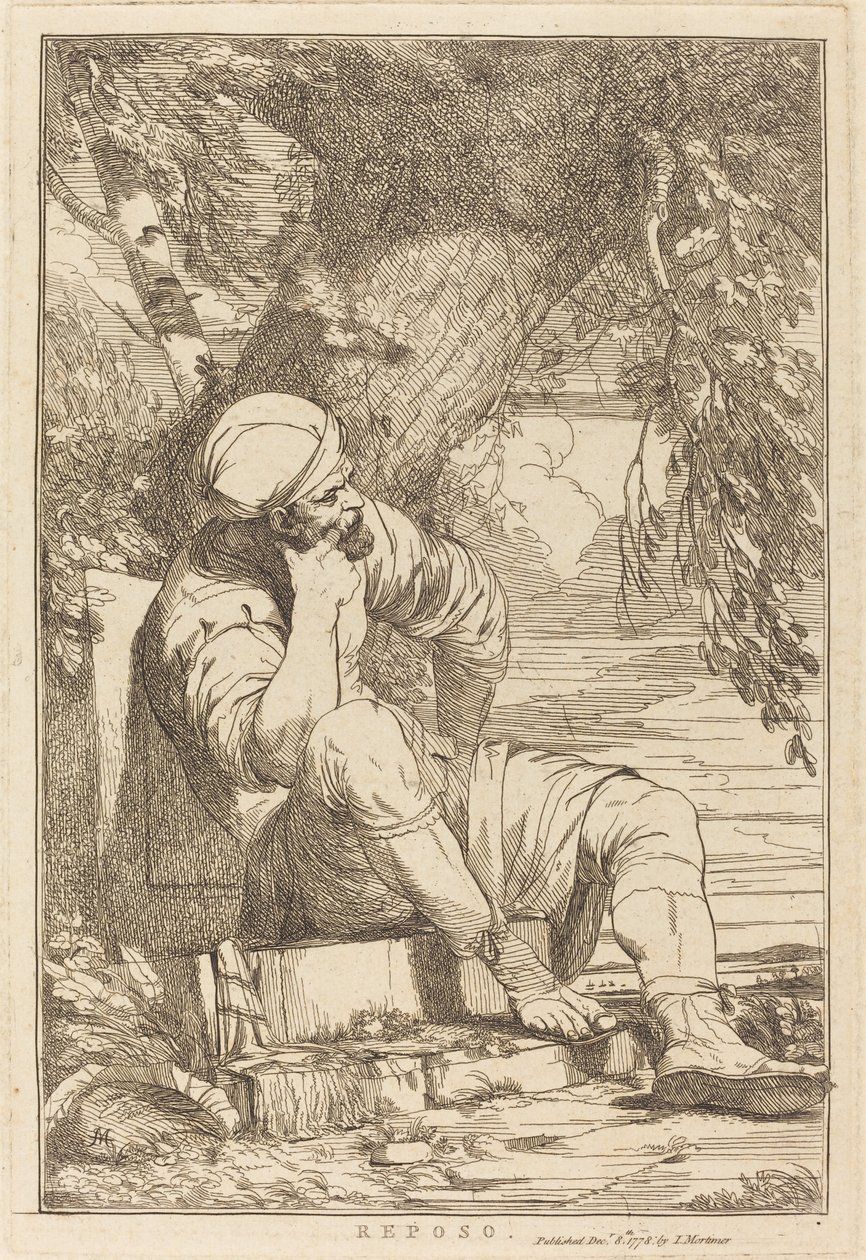Hvile af John Hamilton Mortimer