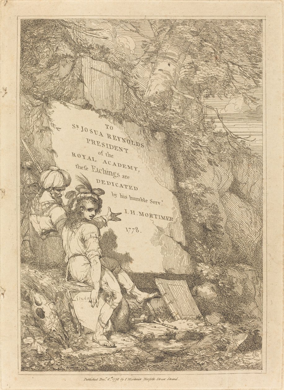 Titel side af John Hamilton Mortimer