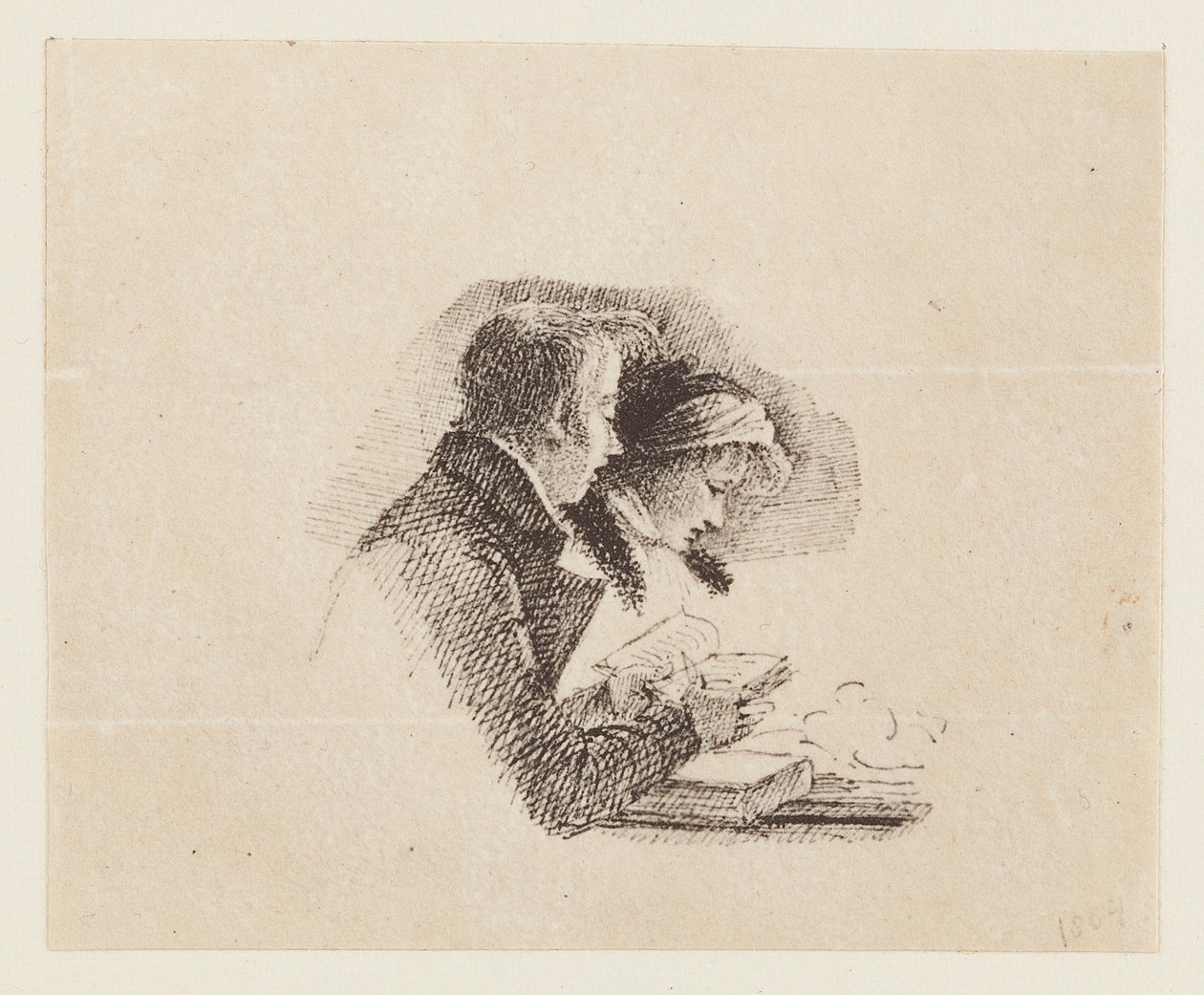 Charles og Sophia Lloyd, 1804 af John Harden