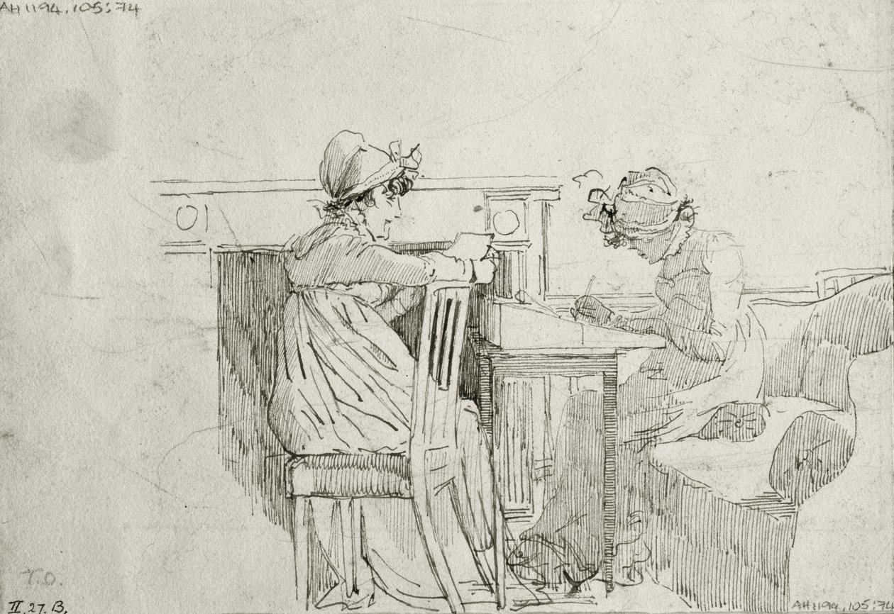 Korrespondance (pen og blæk på papir) af John Harden